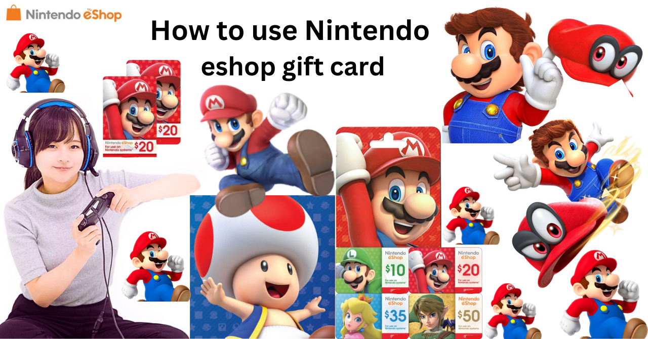 how to use nintendo eshop giftcard